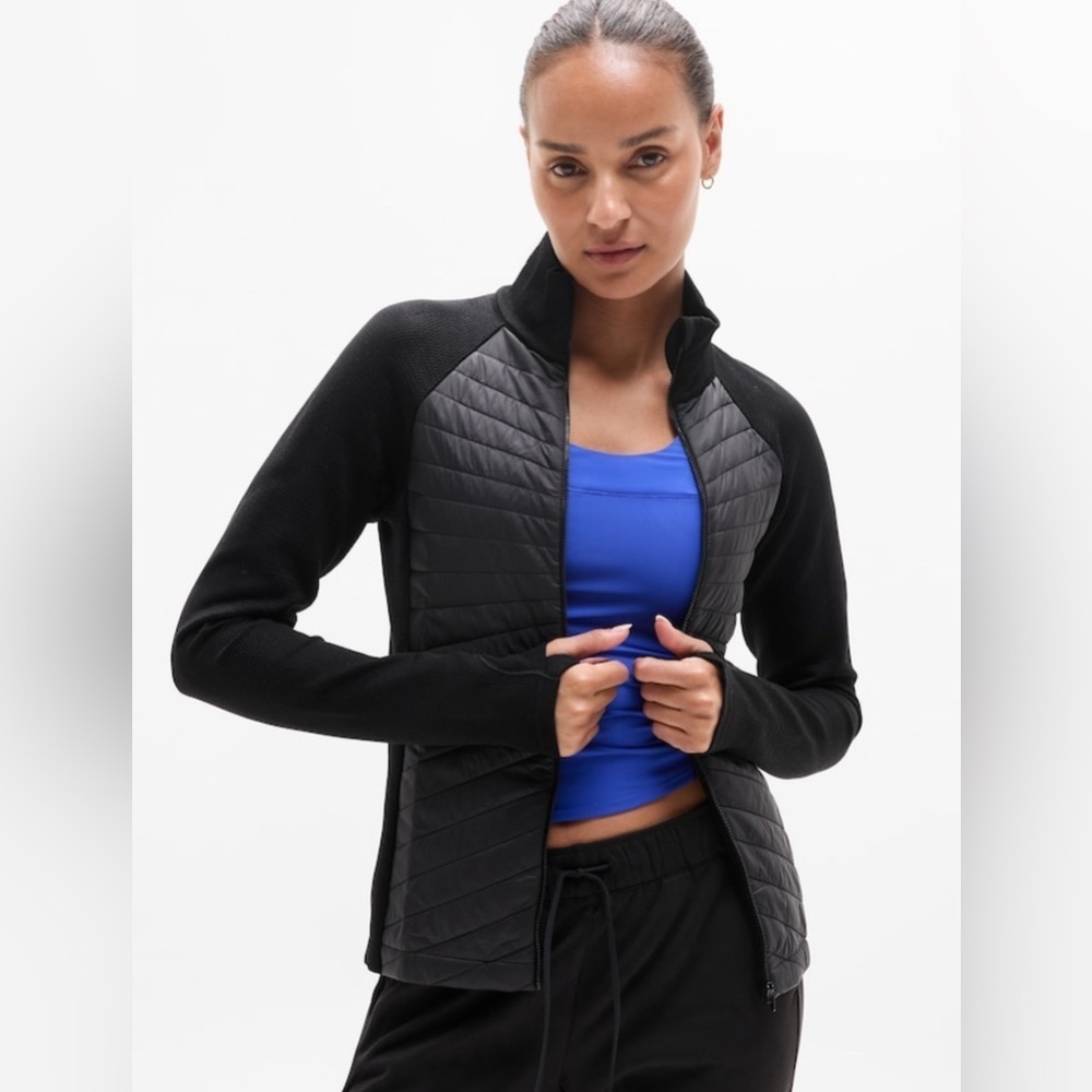 NWT Athleta Flurry Force Insulated Primaloft Black Jacket Sz L (#415705)